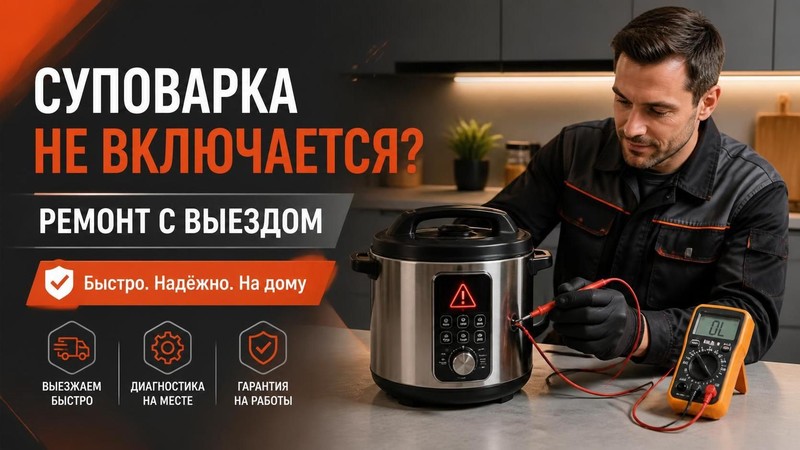 Суповарка не включается: ремонт с выездом — Михаил, фото