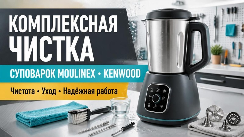 Комплексная чистка суповарок Moulinex, Kenwood — Евгений, фото