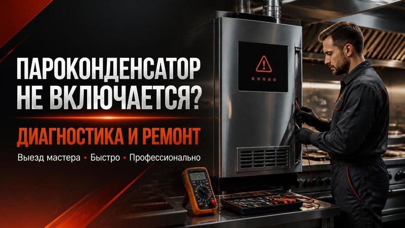 Пароконденсатор не включается — диагностика и ремонт