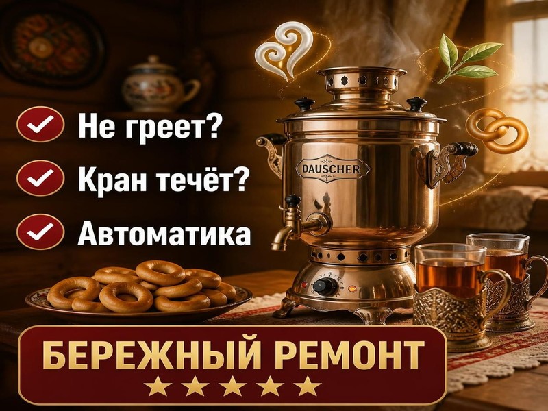 Ремонт электрических самоваров DAUSCHER