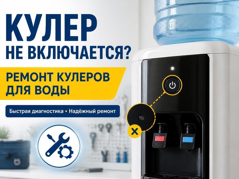 Кулер для воды не включается: ремонт — Владимир, фото