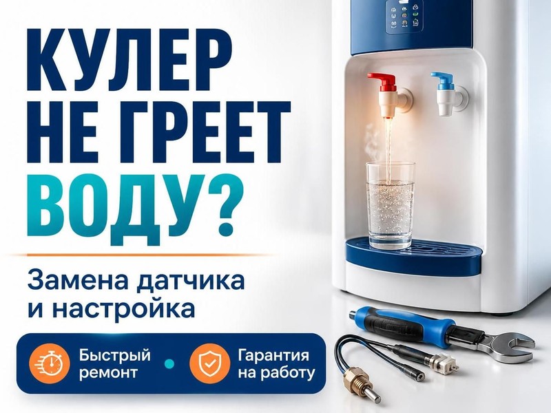 Кулер не греет воду: замена датчика и настройка — Михаил, фото