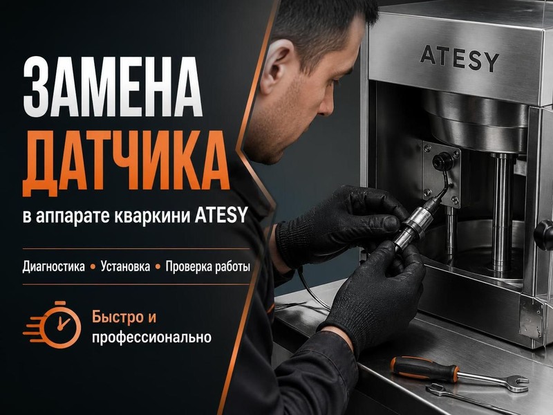 Замена датчика в аппарате кваркини ATESY — Дмитрий, фото