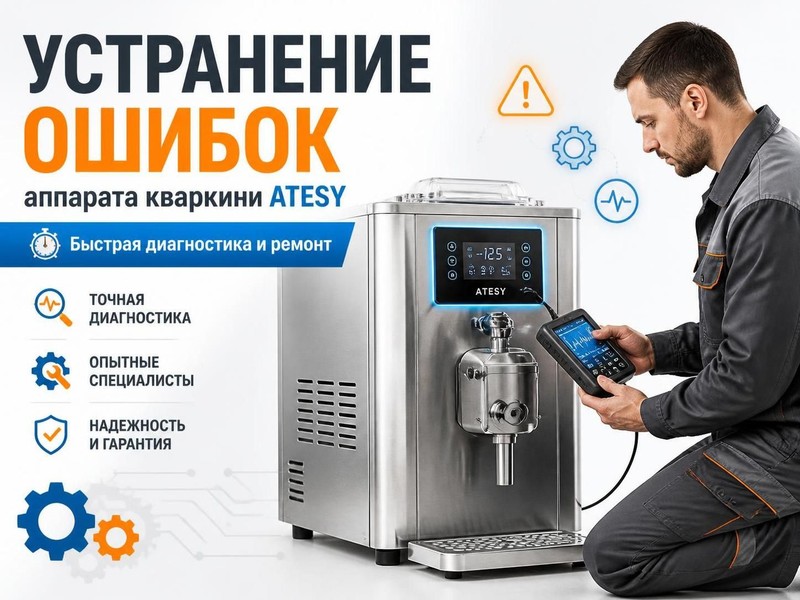 Устранение ошибок аппарата кваркини ATESY — Андрей, фото