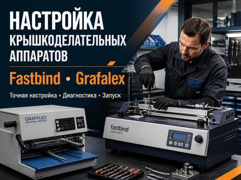 Настройка крышкоделательных аппаратов Fastbind, Grafalex — Виктор, фото