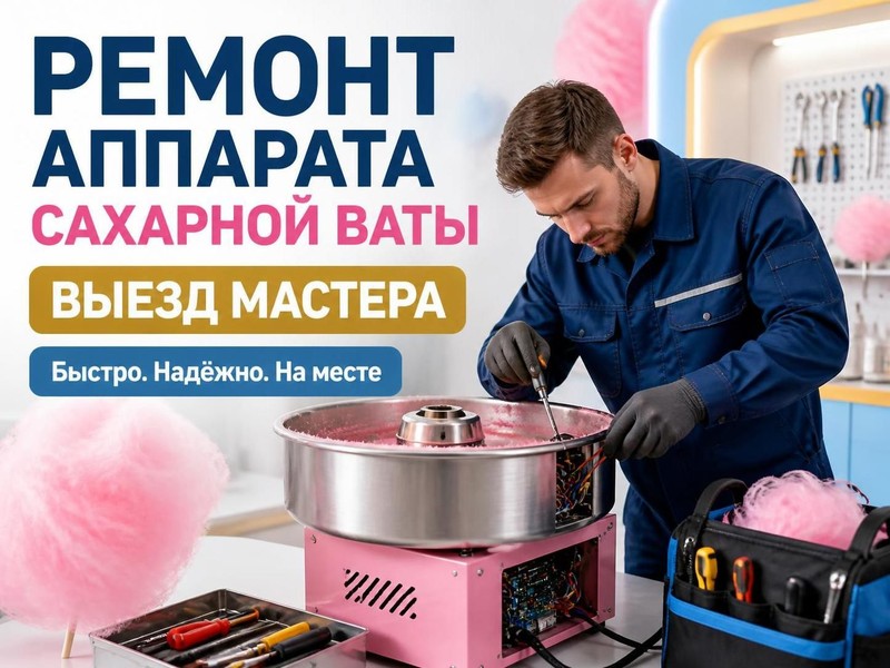 ремонт аппарата сахарной ваты с выездом — Михаил, фото