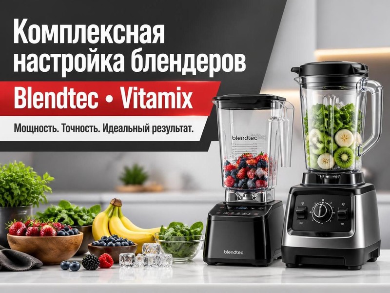 Комплексная настройка блендеров Blendtec, Vitamix — Евгений, фото