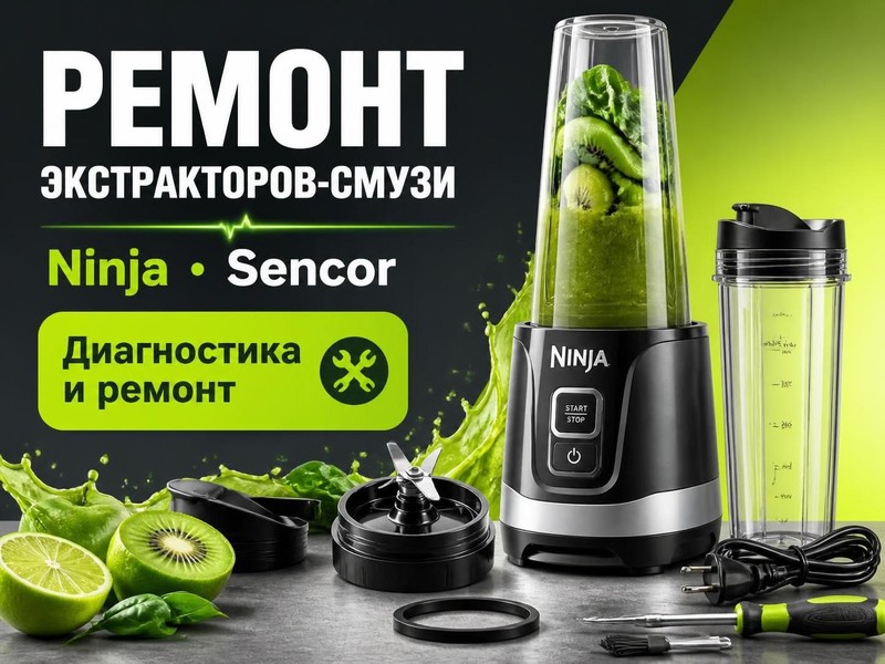 ремонт экстракторов смузи Ninja, Sencor — Андрей, фото