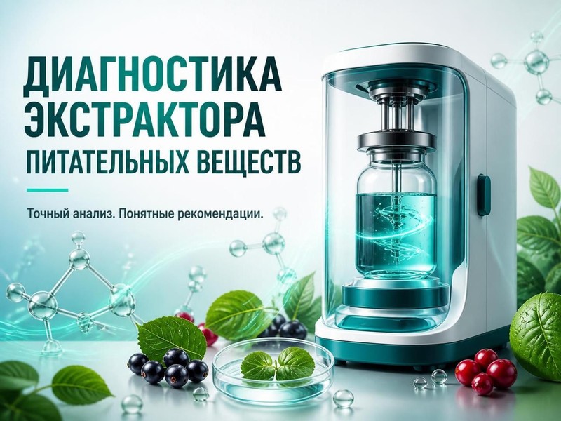 Диагностика экстрактора питательных веществ — Дмитрий, фото