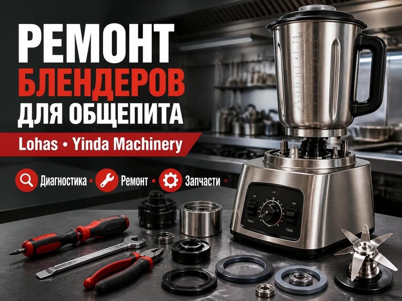 Ремонт блендеров для общепита Lohas, Yinda Machinery — Владимир, фото