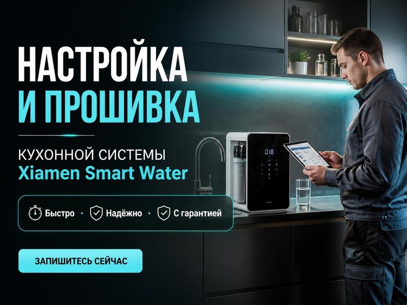 Настройка и прошивка кухонной системы Xiamen Smart Water — Игорь, фото