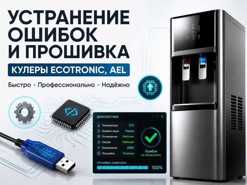 Устранение ошибок и прошивка кулеров Ecotronic, AEL — Николай, фото