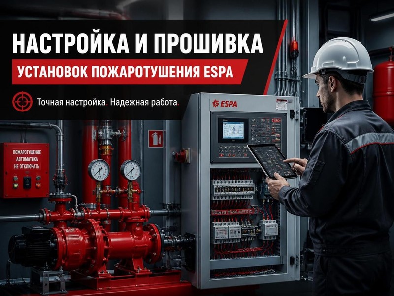 Настройка и прошивка установок пожаротушения Espa — Игорь, фото