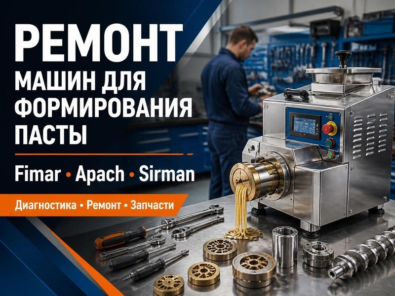 Ремонт машин для формирования пасты Fimar, Apach, Sirman — Андрей, фото