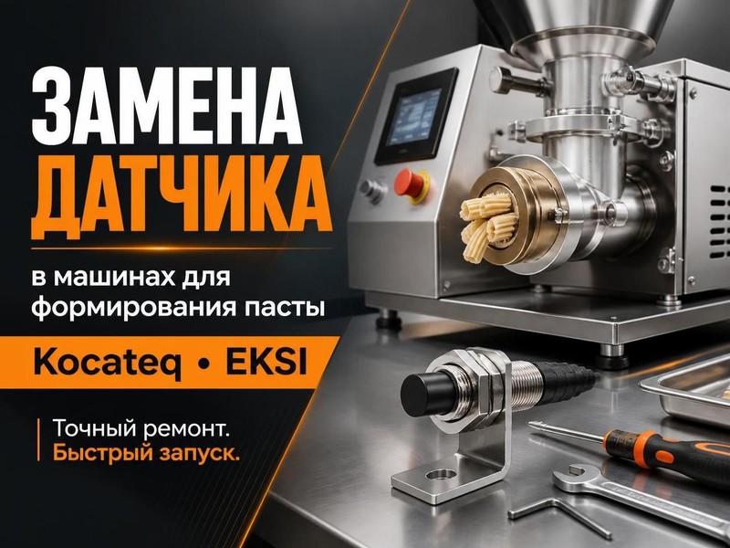 Замена датчика в машине для формирования пасты Kocateq, EKSI — Евгений, фото