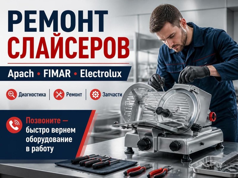 ремонт слайсеров Apach, FIMAR, Electrolux — Николай, фото