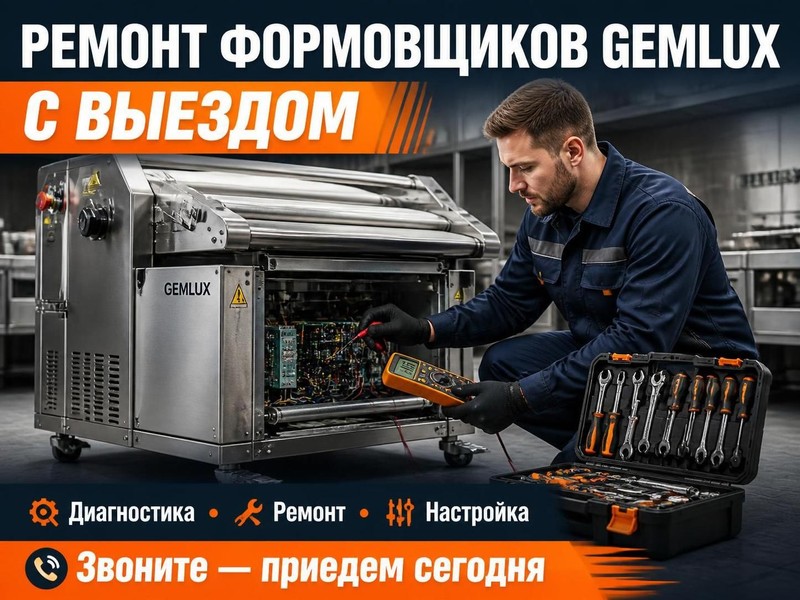 ремонт формовщиков GEMLUX с выездом — Евгений, фото