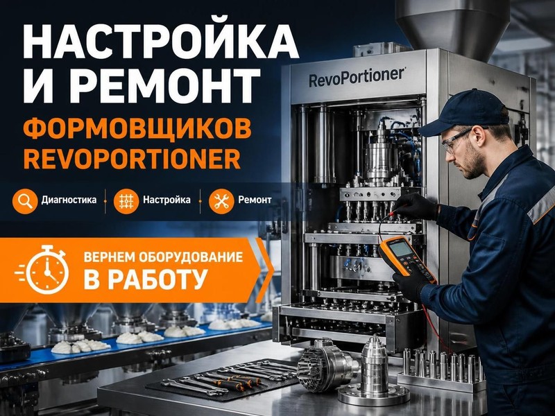 Настройка и ремонт формовщиков RevoPortioner