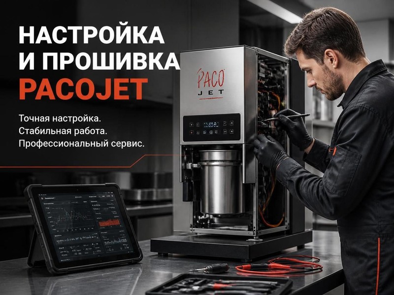 Настройка и прошивка гомогенизаторов Pacojet
