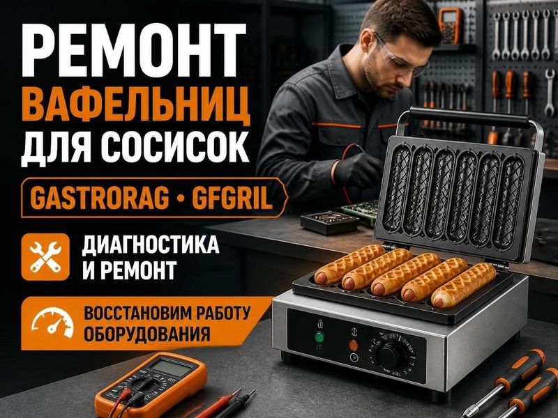 ремонт вафельниц для сосисок Gastrorag, GFGRIL — Дмитрий, фото