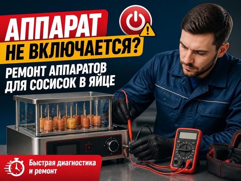 Аппарат для сосисок в яйце не включается: ремонт — Николай, фото