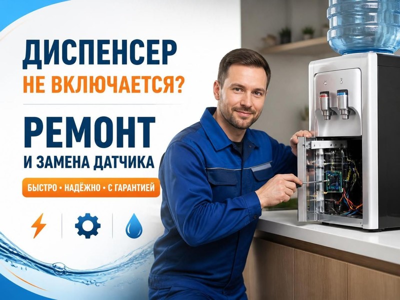 Диспенсер не включается: ремонт и замена датчика