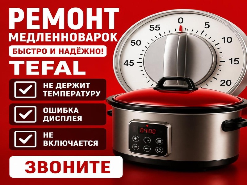 Ремонт медленноварок Tefal