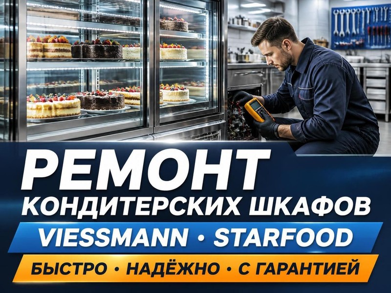 Ремонт кондитерских шкафов Viessmann, STARFOOD