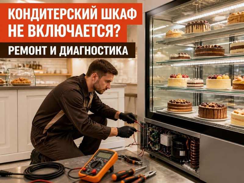 Кондитерский шкаф не включается: ремонт