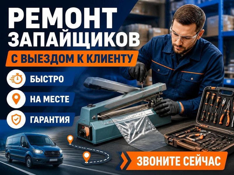 ремонт запайщиков пакетов с выездом — Сергей, фото