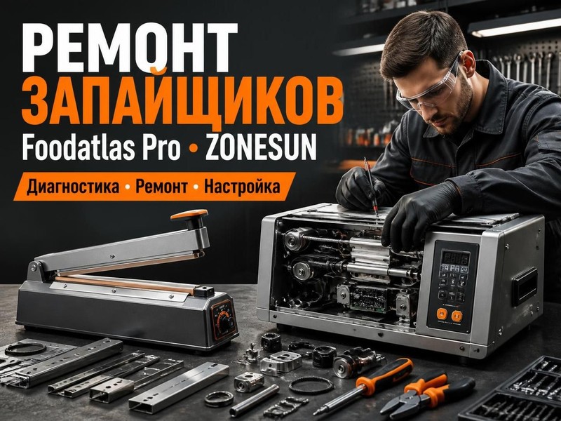 Ремонт запайщиков Foodatlas Pro, ZONESUN