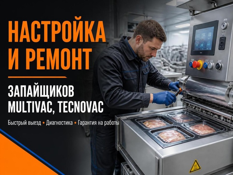 Настройка и ремонт запайщиков Multivac, Tecnovac — Павел, фото