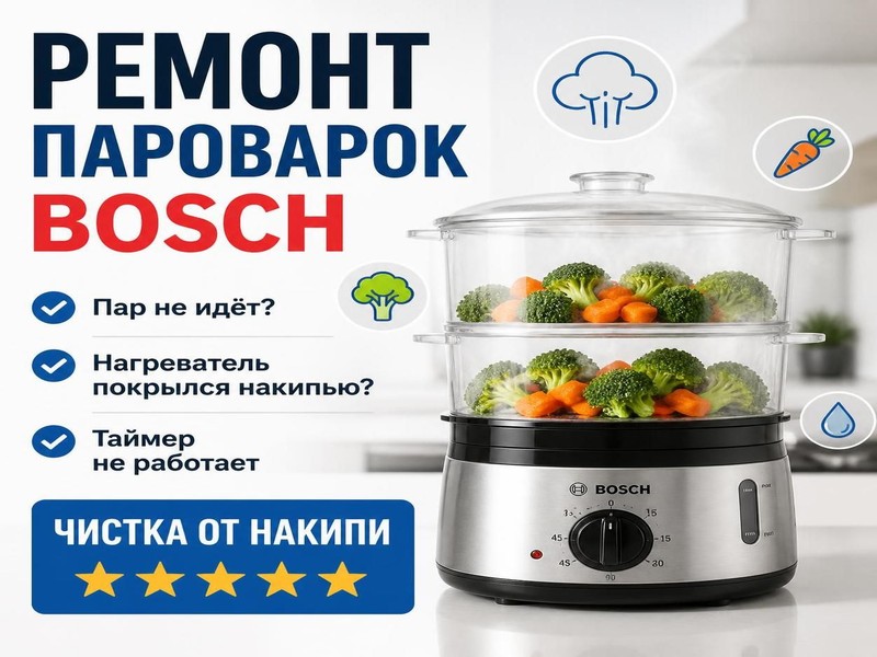 Ремонт пароварок Bosch