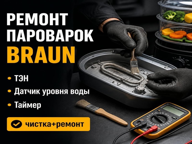 Ремонт пароварок Braun