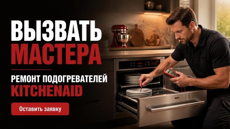 Вызвать мастера по ремонту подогревателей Kitchenaid