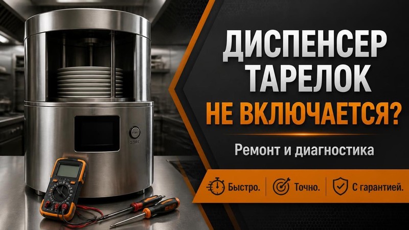 Диспенсер тарелок не включается: ремонт и диагностика