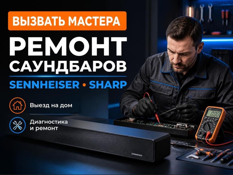 Вызвать мастера по ремонту саундбаров Sennheiser, Sharp — Владимир, фото
