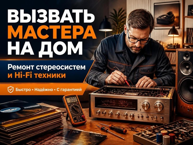 Вызвать мастера по ремонту стереосистем на дом — Игорь, фото