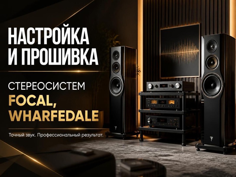 Настройка и прошивка стереосистем Focal, Wharfedale
