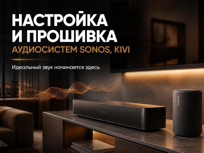 Настройка и прошивка аудиосистем Sonos, KIVI