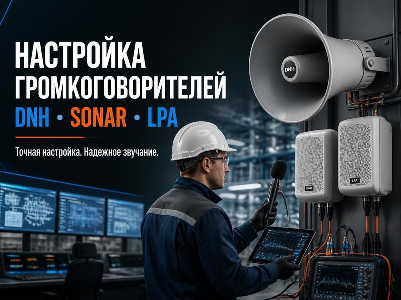 Настройка громкоговорителей DNH, Sonar, LPA