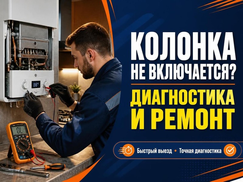 Колонка не включается: диагностика и ремонт — Павел, фото