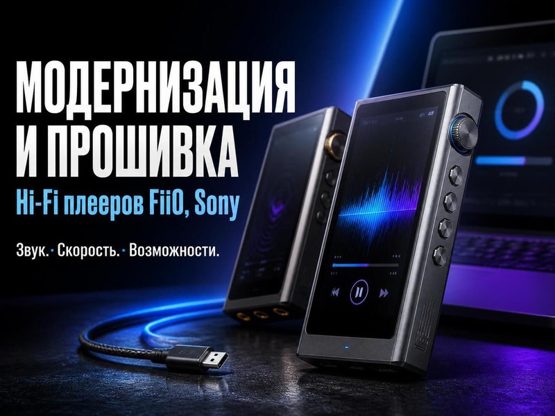 Модернизация и прошивка Hi-Fi плееров Fiio, Sony
