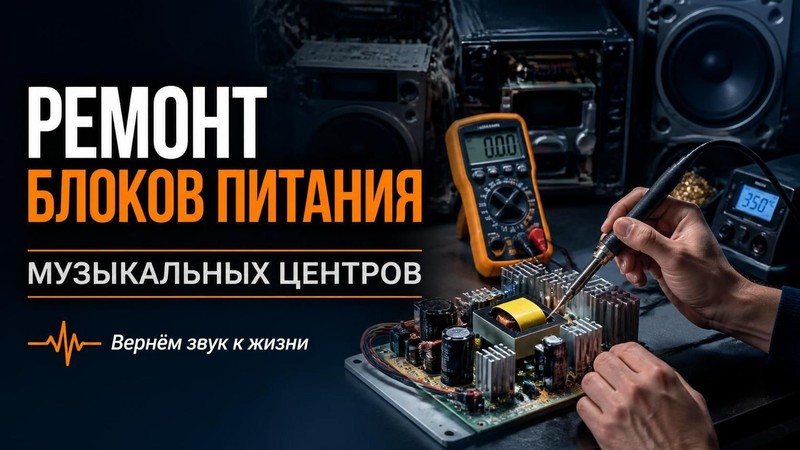 Ремонт блоков питания музыкальных центров