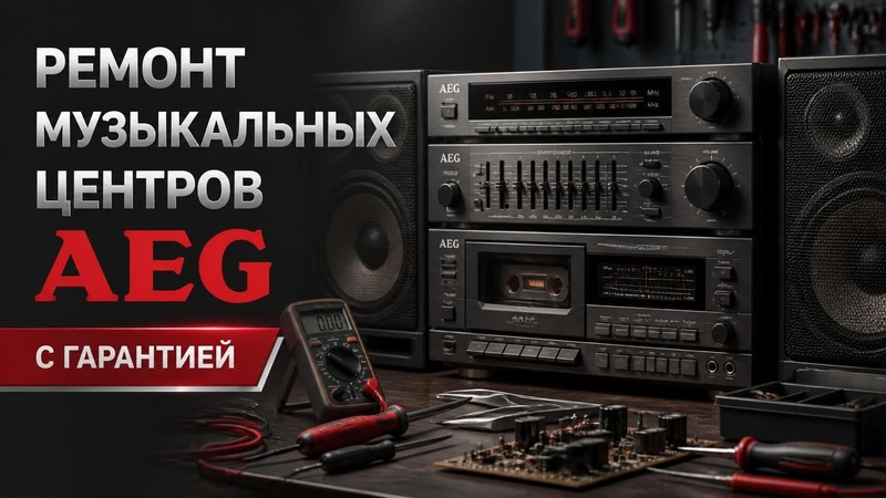 Ремонт музыкальных центров AEG с гарантией