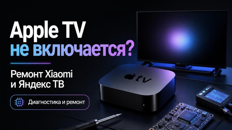 Apple TV не включается: ремонт Xiaomi, Яндекс