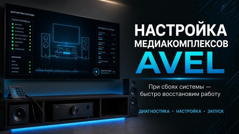 Настройка медиакомплексов AVEL при сбоях системы