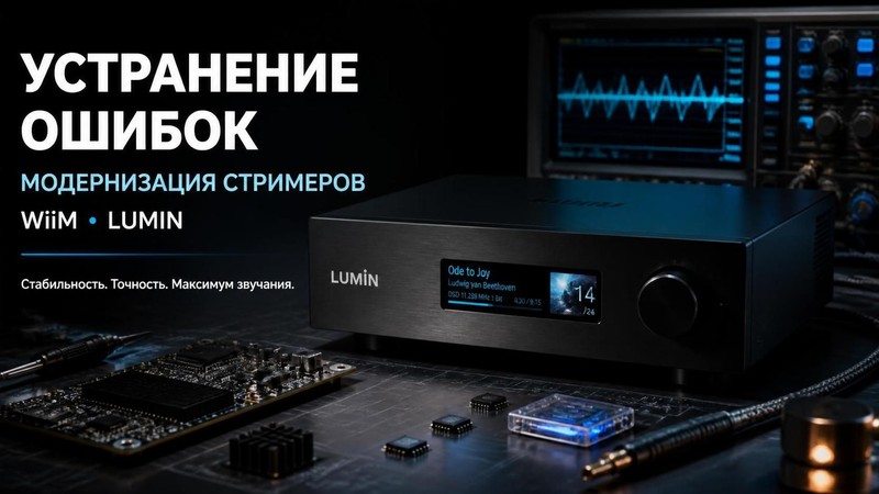 Устранение ошибок и модернизация стримеров WiiM, LUMIN