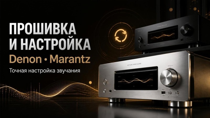 Прошивка и настройка проигрывателя Denon, Marantz — Дмитрий, фото