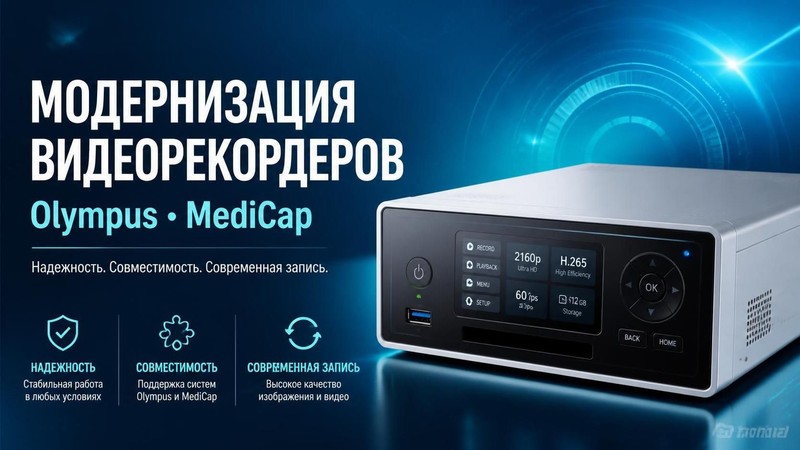 Модернизация видеорекордеров Olympus, MediCap